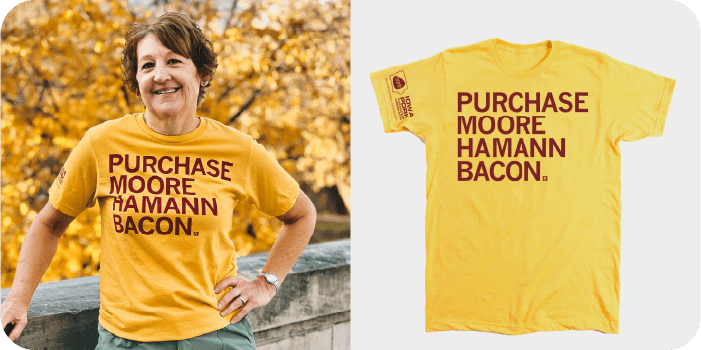 Raygun Gold Purchase Moore Hamann Bacon T-shirt